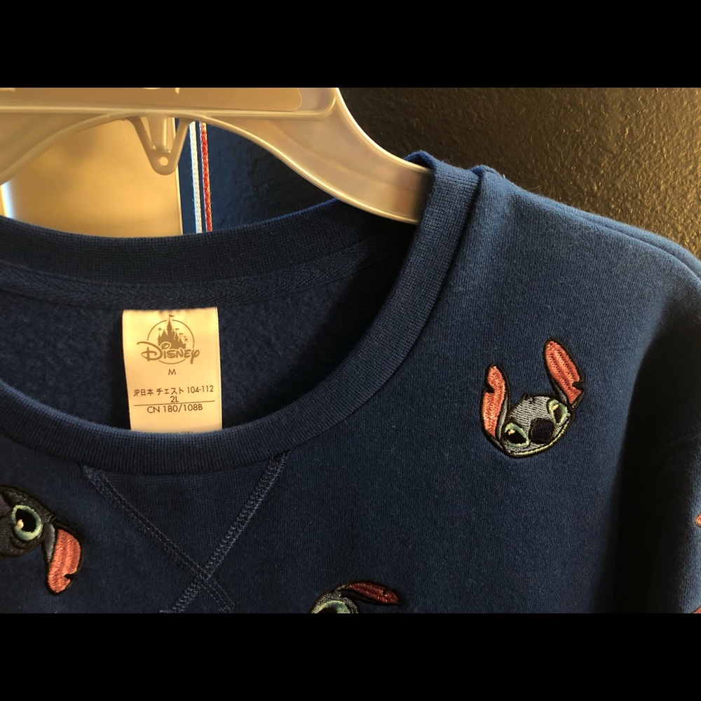 Disney STITCH Blue Crewneck